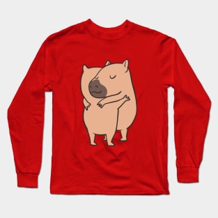 Capybara Hugs Long Sleeve T-Shirt